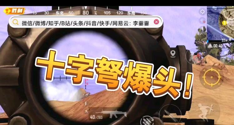 和平精英十字弩使用技巧教学（轻松掌握枪械操作，决胜厮杀）