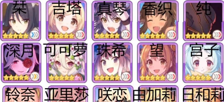 《公主连结角色图鉴大全》——解读所有角色属性和技能介绍