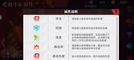 《街霸对决》迪卡普莉技能属性及效果详解（打造最强迪卡普莉，掌握技能属性为关键）