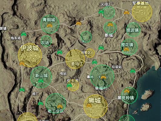 《和平精英》雪球枪刷新位置一览（寻找雪球枪的方法）