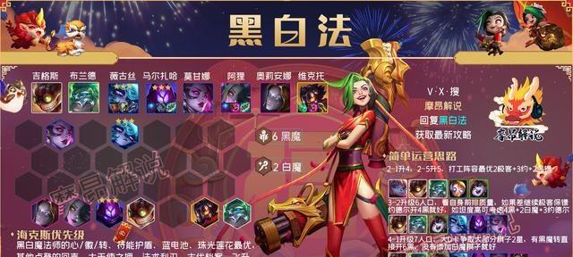 121版本黑魔拉克丝阵容玩法指南（云顶之弈高端玩家必备）