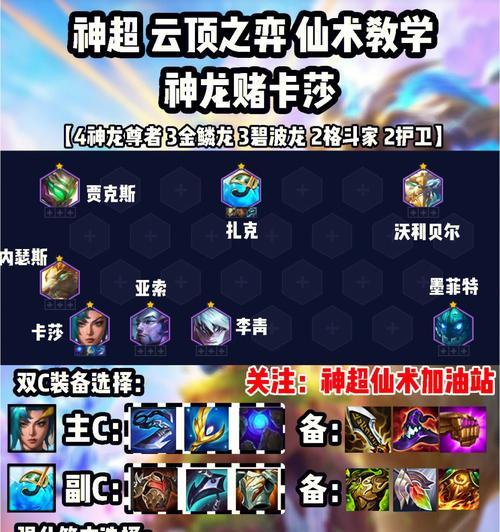 云顶之弈S7神龙尊者羁绊全攻略（探索最强羁绊组合）