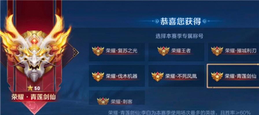 诸城王者荣耀中有哪些特殊称号？如何获得这些称号？