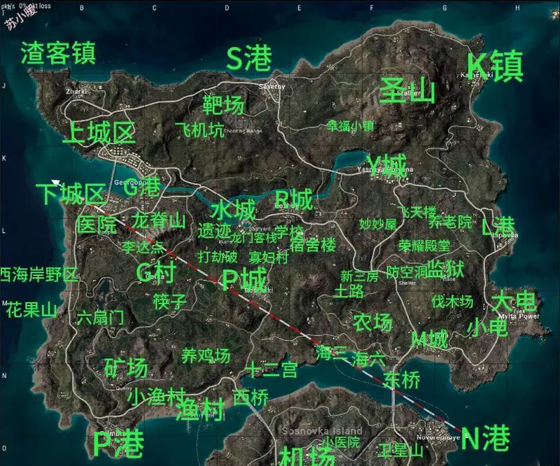 绝地求生逃亡路线图怎么看？如何快速识别地图上的安全区？