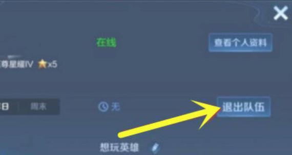 王者荣耀怎么强退？遇到问题时如何快速退出游戏？