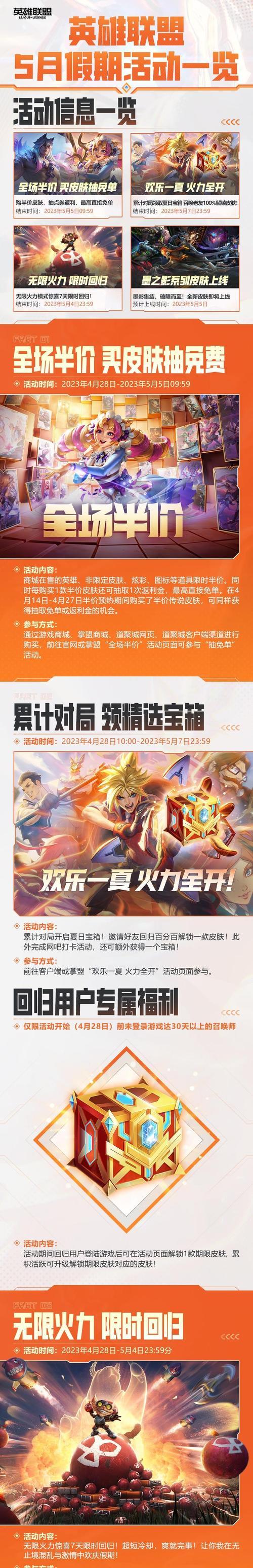 五一期间端游英雄联盟会推出什么新模式？