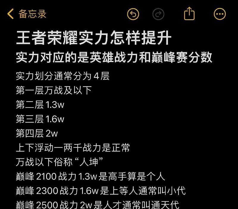 王者荣耀官方实力评估如何？