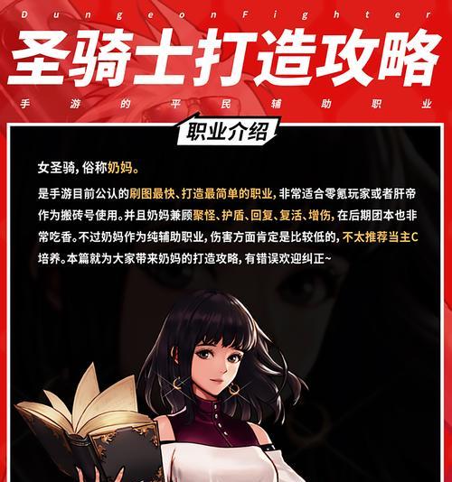 地下城插地奶技能最适合哪个职业？