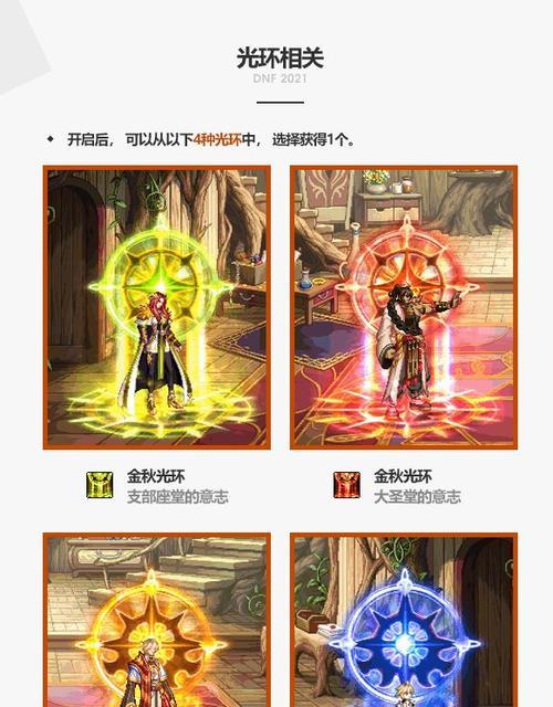 dnf中那个黄色很亮的光环是什么？获取方式是什么？