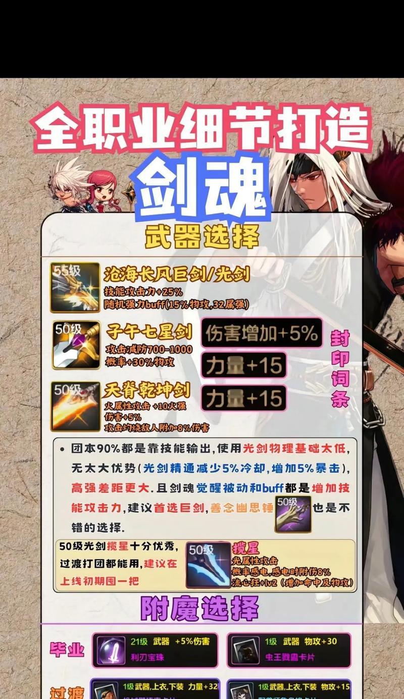 新剑魂打造方法有哪些？如何高效打造新剑魂角色？