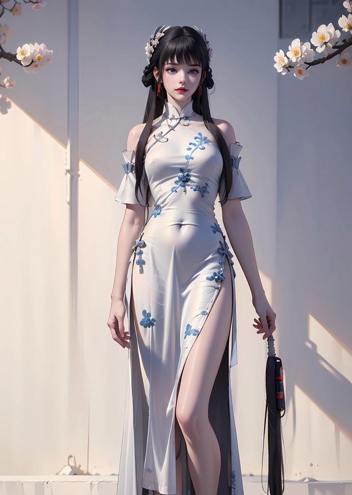 完美世界经典服旗袍搭配裤子的建议是什么？