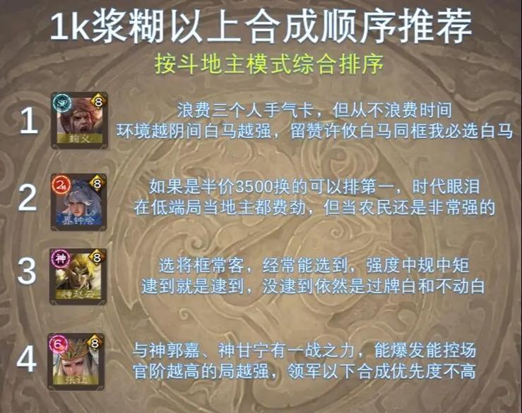 三国杀器灵升级需要哪些材料？