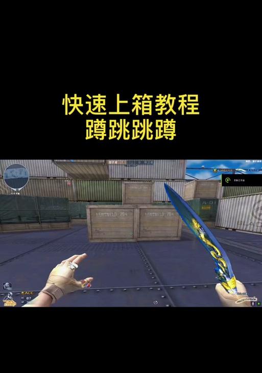 cf中如何设置跳蹲？