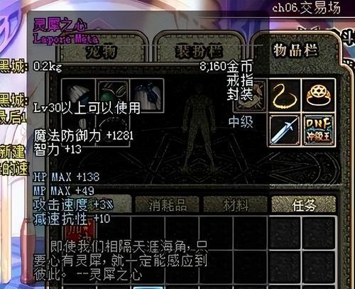 地下城黑珍珠装备搭配建议是什么？