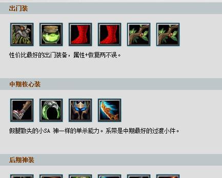 刀塔双路出装策略是什么？