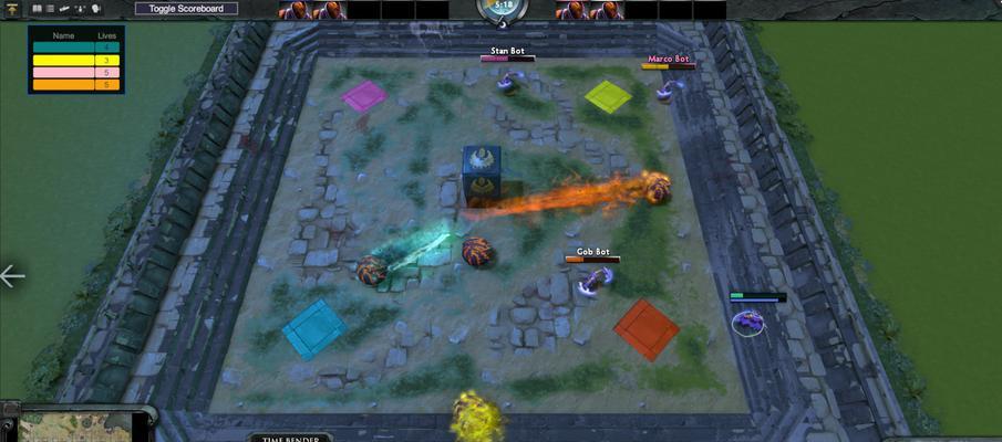 在《dota2》中，如何开启对面的塔防？