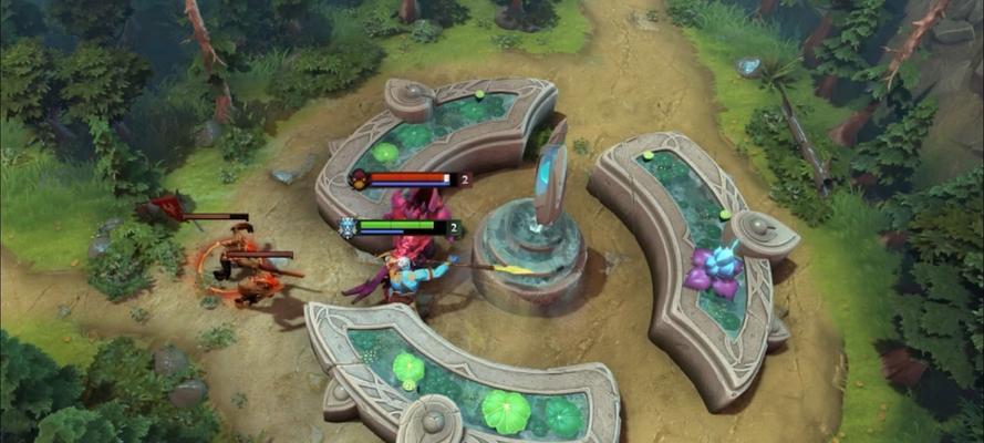 在《DOTA》中如何正确地喂队友吃莲花？