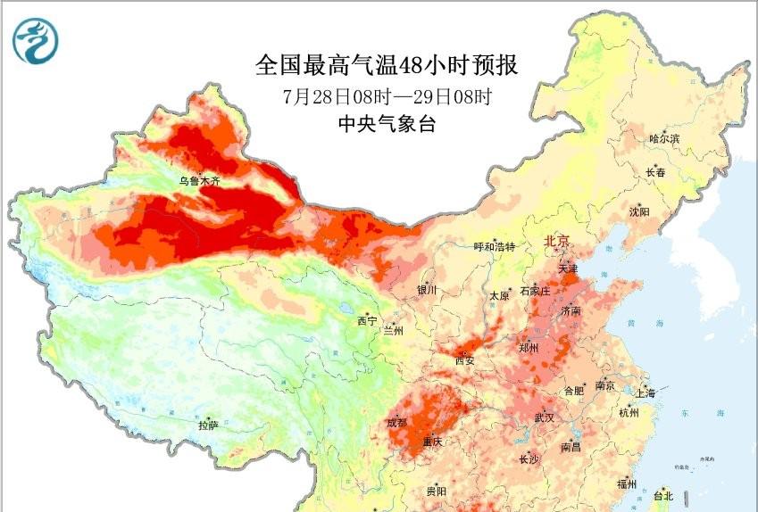山东省！明天7月28号，新一轮降雨中心已定，中雨大雨分布如下！