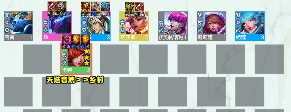 LOL云顶之弈卡特直升机阵容攻略（打造最强输出阵容）