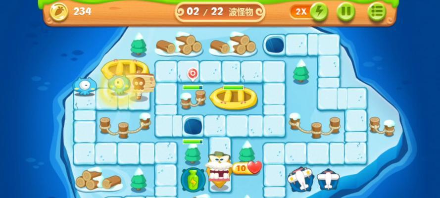 如何轻松通关保卫萝卜2极地第85关（攻略布阵技巧）